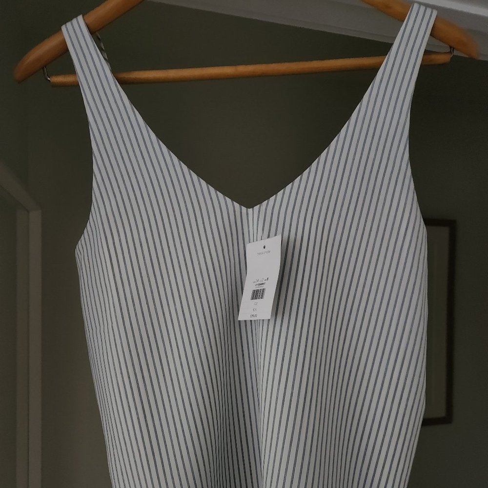 NWT Topshop striped tank top size 2